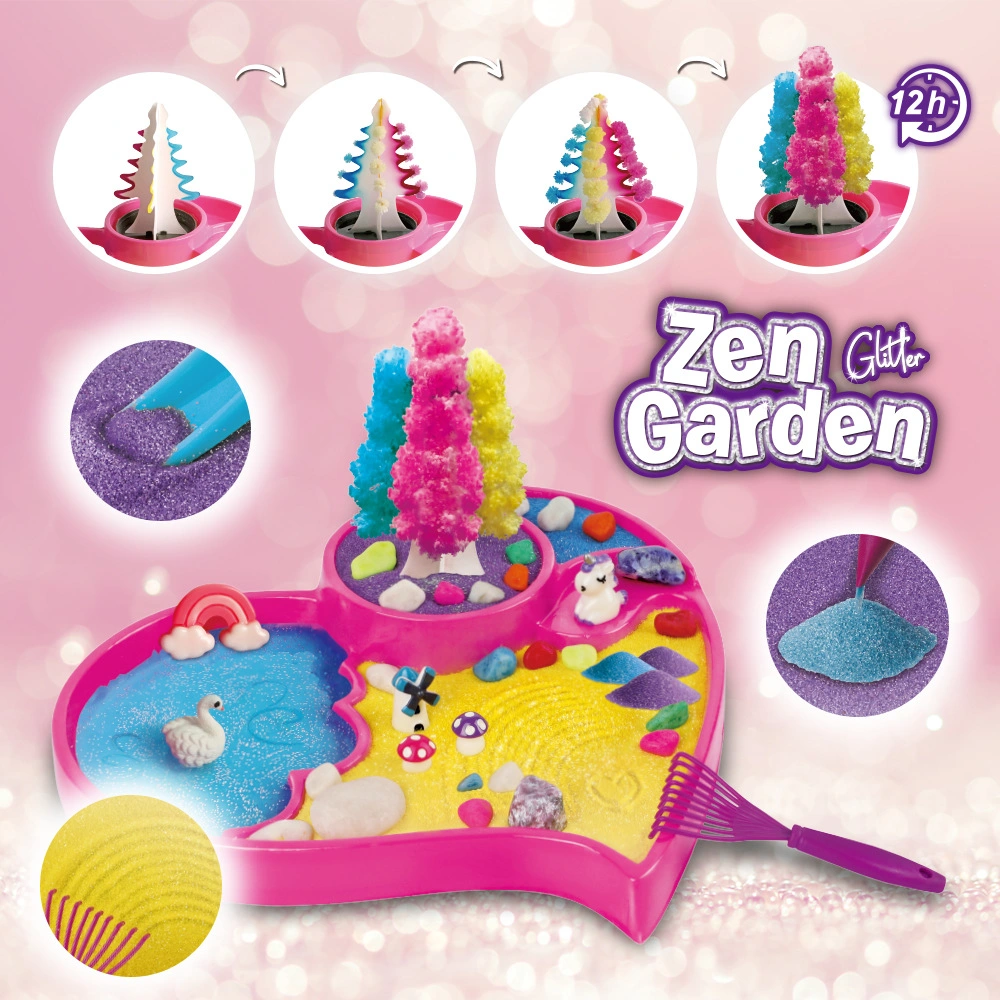 Magic Zen Garden Kit for Kids Girls Educational DIY Arts & Crafts Toys, Creative Fun Science Experiment Set for Girls 7-14 Years