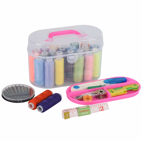 Mini scatola da cucito Accessori per strumenti da cucito Organizzatore di kit per la casa artigianale fai-da-te