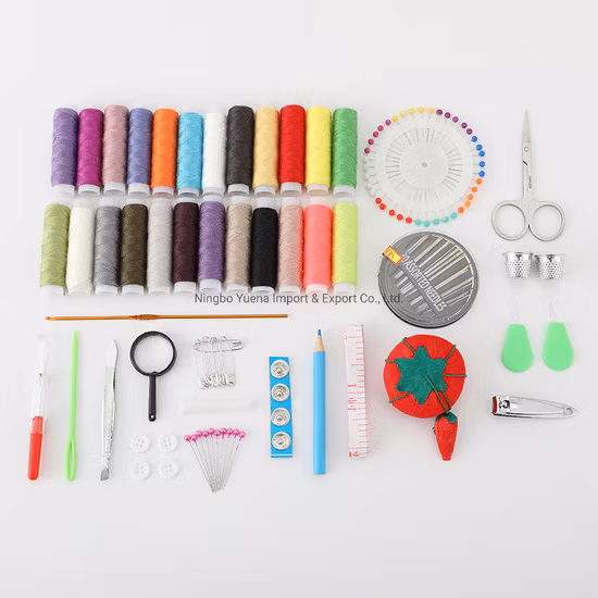 Kit da cucito da viaggio di alta qualità con diversi accessori Kit da cucito personalizzati per merceria artigianale