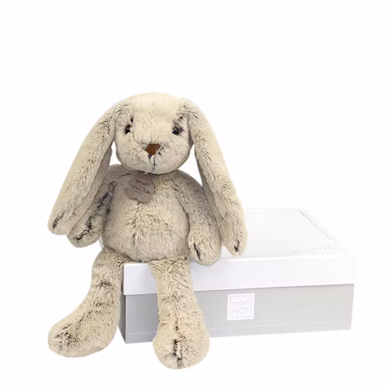 Animale di pezza del coniglietto di Pasqua del giocattolo di peluche rosa morbido adorabile all'ingrosso della fabbrica da 20 cm