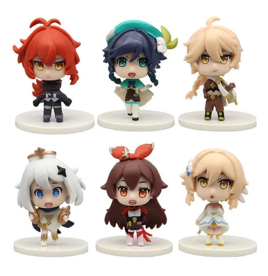 Design 3D OEM Figure di Natale personalizzate Building Blocks Figure Bambole di aeroplano di plastica Action Figures Modelli in lega Auto Giocattoli per bambini Giocattoli per bambini Figure in PVC